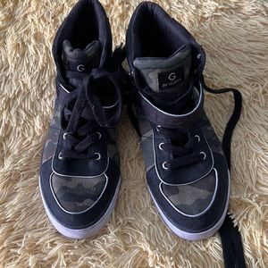 G by Guess Black & Camo Shoes